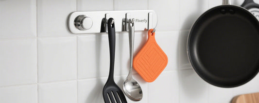 Fliverly Suction Cup Hooks: A Powerful Assistant for Kitchen Storage
