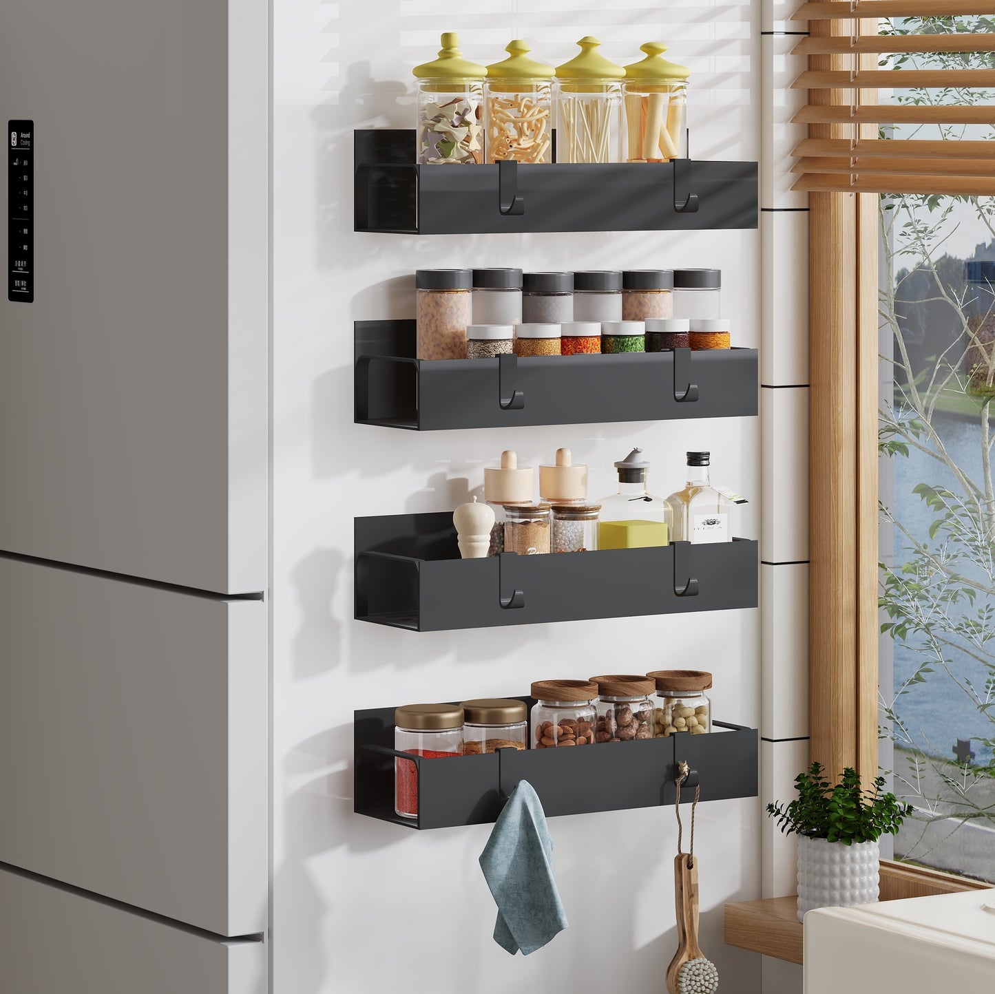 Moveable Magnetic Storage shelf, free shipping, free return delivery within 1-3days